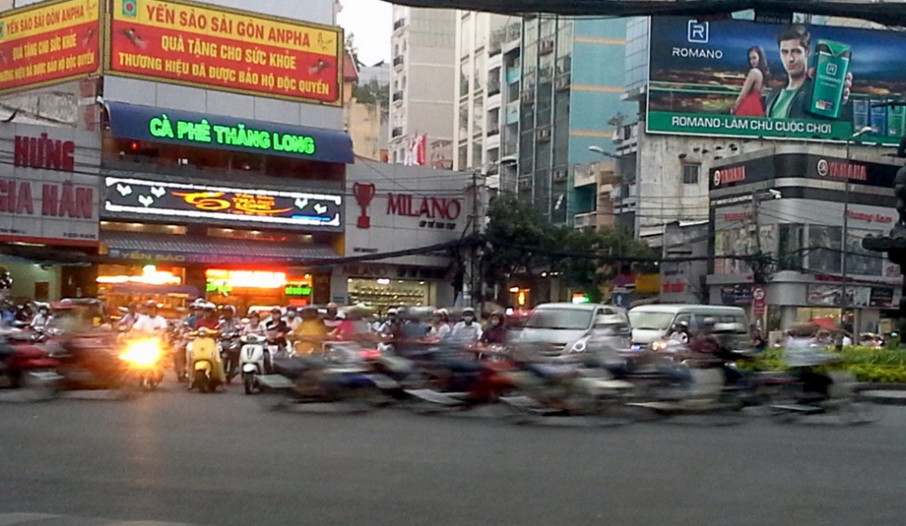 Walking Ho Chi Minh City - Traffic Mayhem