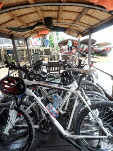 Vietnam Cycling Reviews - Bikes on the boat