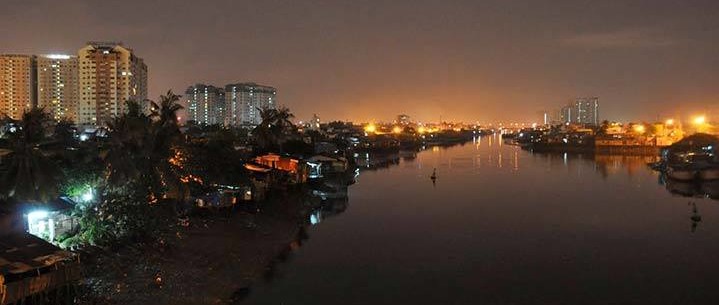 Saigon River at sunset. Photo courtesy of  David Lyonz