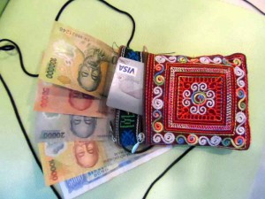 Vietnamese Money and Card