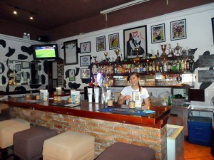 Bar at The Spotted Cow, Bui Vien, HCMC, Vietnam
