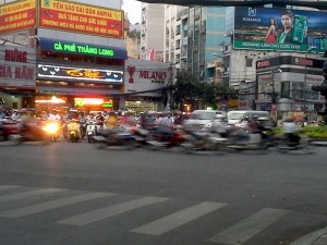Walking Ho Chi Minh City