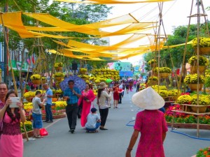 TET-2015-Saigon. Flower Street